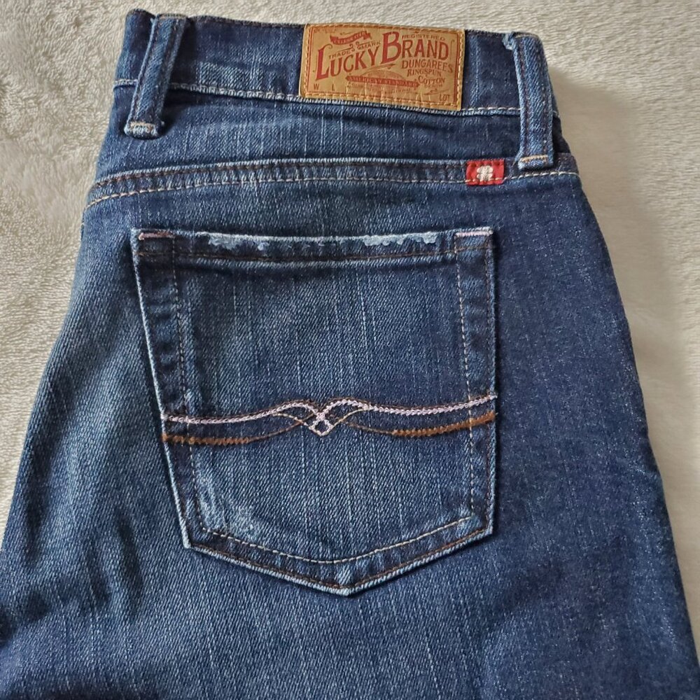 Lucky Brand Stark Sweet N Low Dark Wash Jeans size 27/4 - Picture 4 of 13